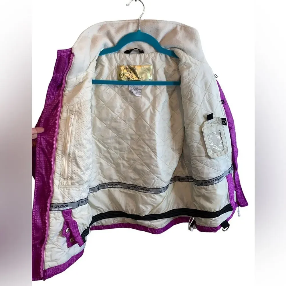 Body Glove Girls Purple Coat Size 12 Zip Up Active Ski‎
